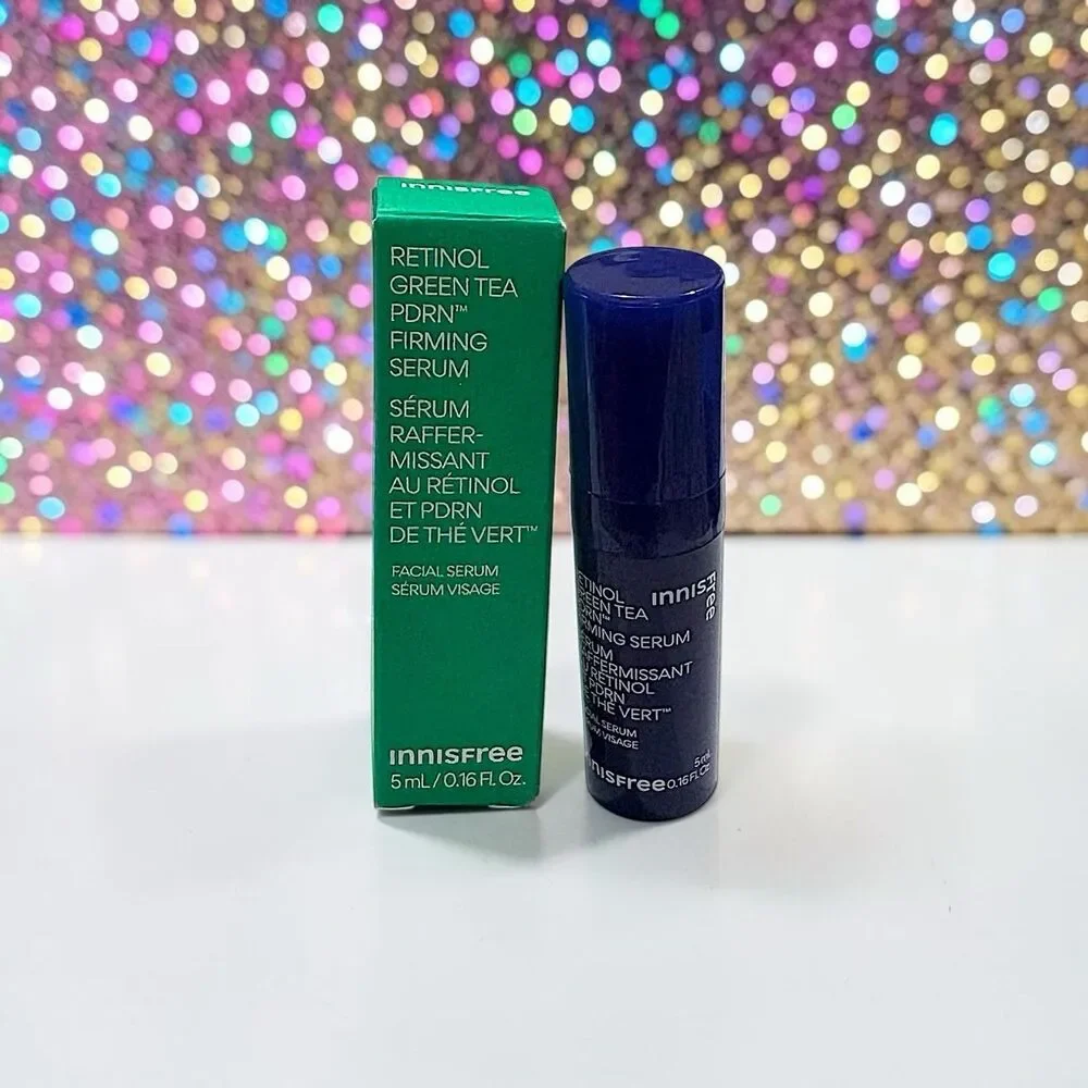 INNISFREE Retinol Green Tea PDRN Firming Serum Deluxe Mini 0.16 fl oz 5 ml NIB